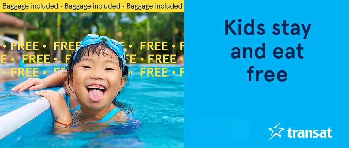 Kids Stay and Eat Free with Transat This Summer — Yes, Really