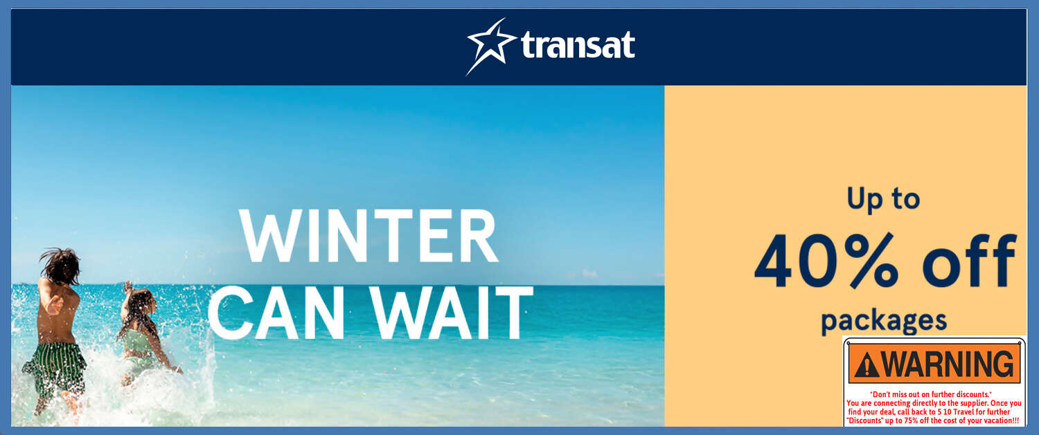Transat 40% Banner