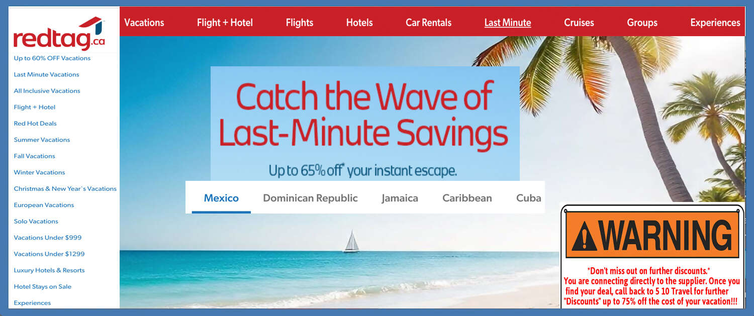 Red Tag Banner