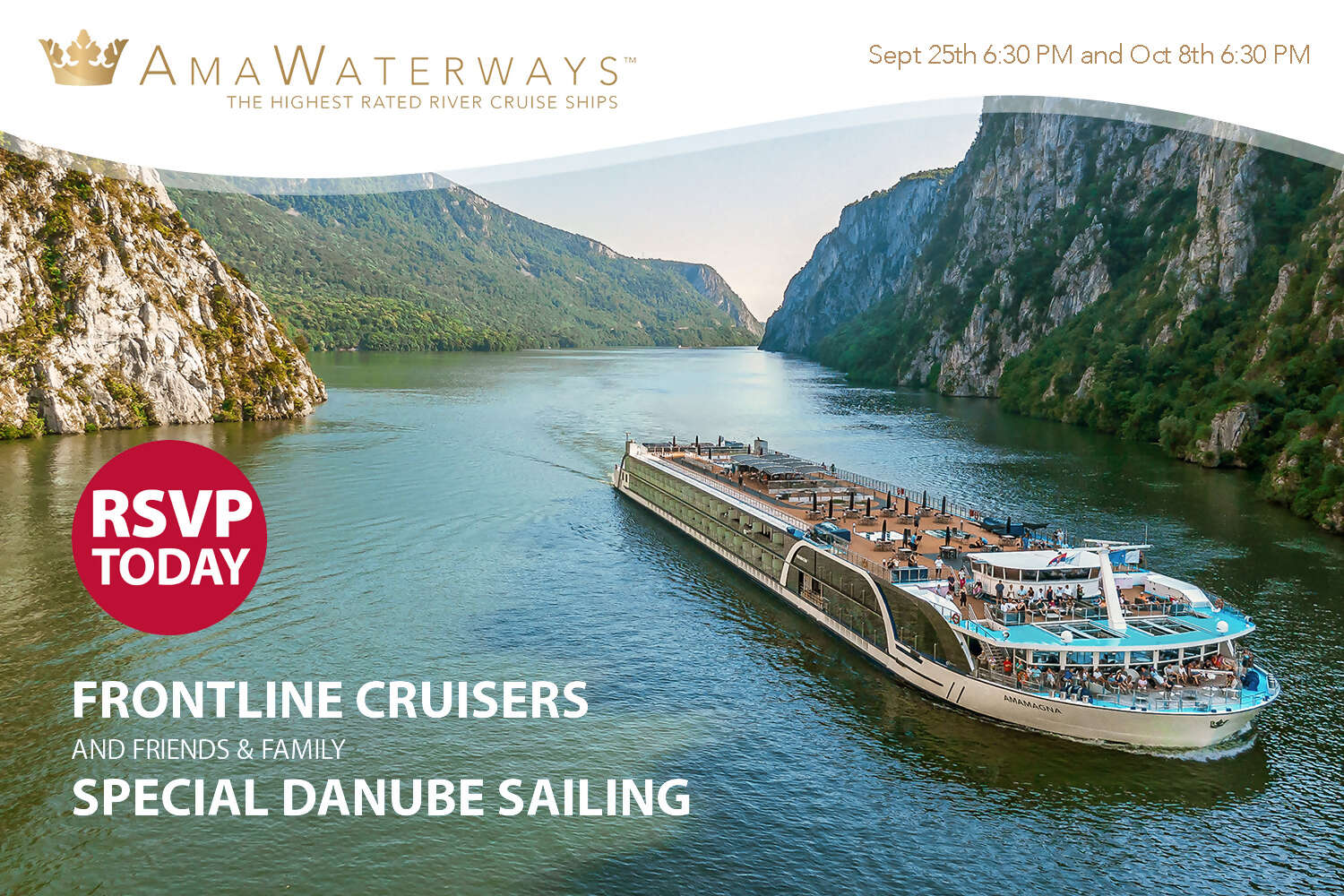 Frontline Cruisers and Friends & Family Special Danube Sailing