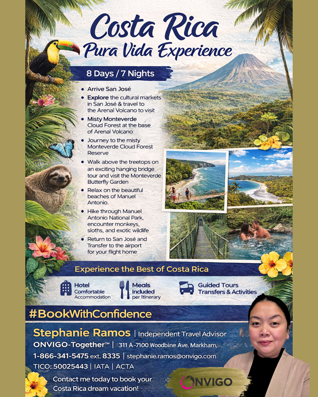 Costa Rica Pura Vida Experience: Your 8-Day Dream Itinerary
