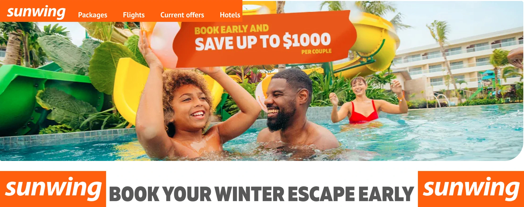 Sunwing Book Early
