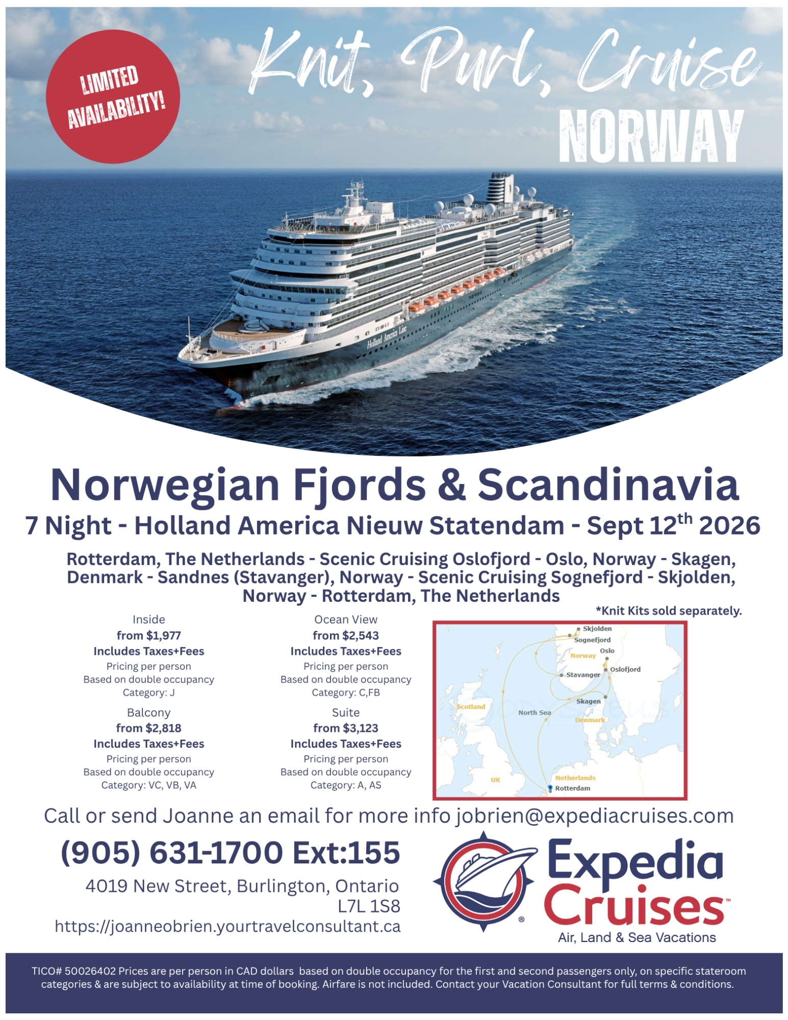 Knit, Purl, Cruise Norway with the History Channel