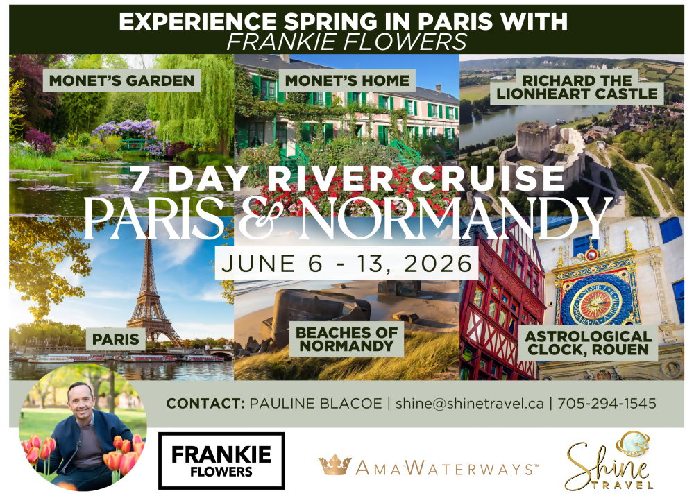 Information Session details - Frankie Flowers/AmaWaterways/ShineTravel