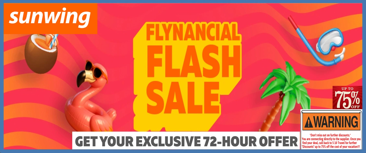 Sunwing Flynancial Flash Sale