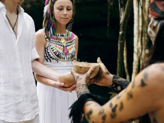 The union of two soulmates, a Mayan Ceremony