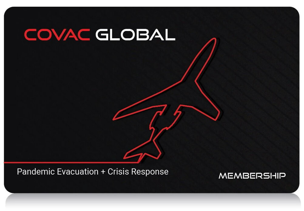 Get sick. Get Home with Covac Global