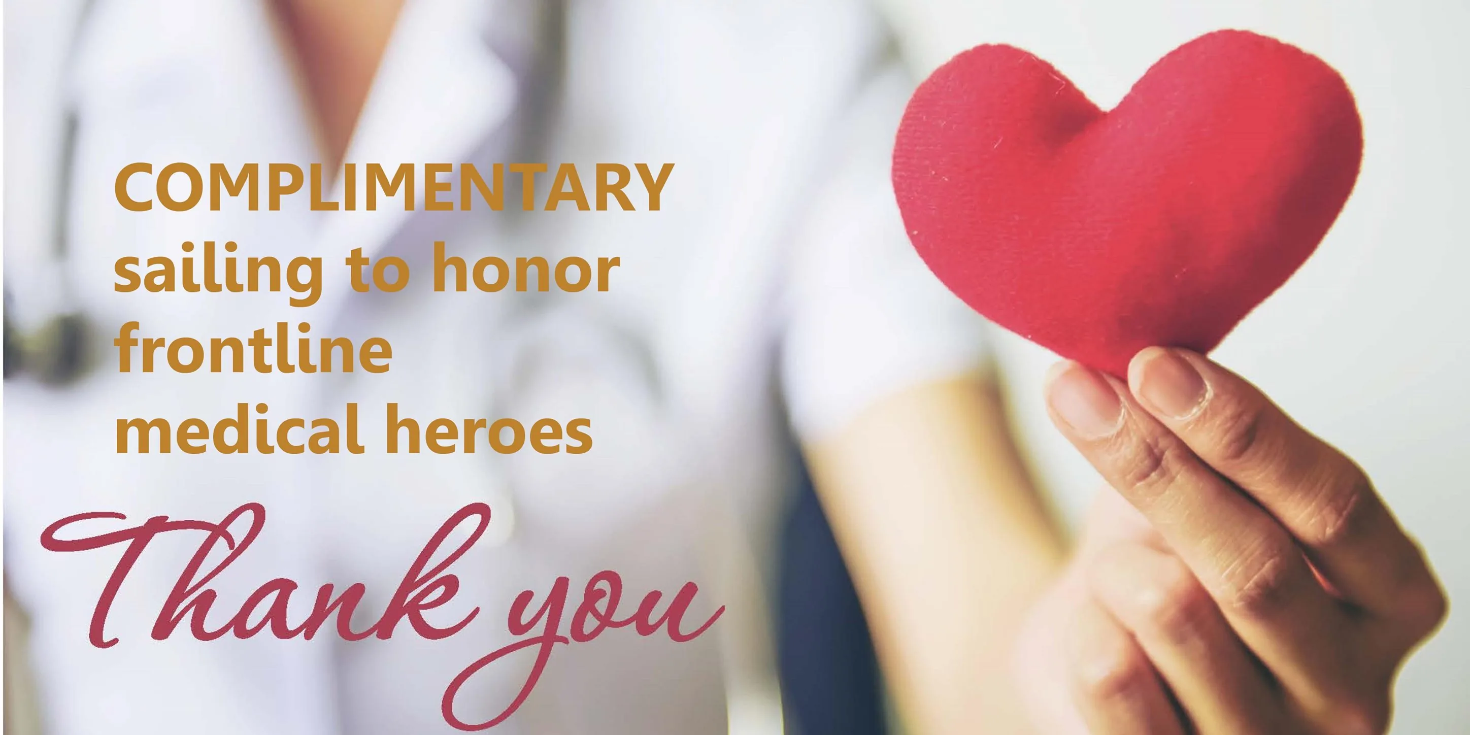 Complimentary Sailing onboard AmaWaterways for Frontline Heros