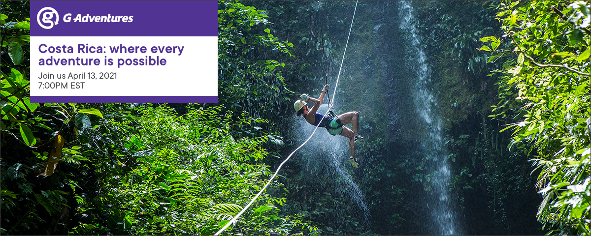 Travel Talk with G Adventures - A Consumer Evening Event