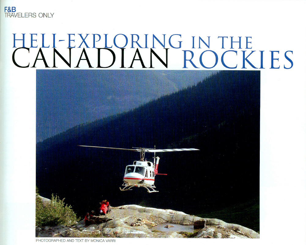 Heli Exploring in the Canadian Rockies