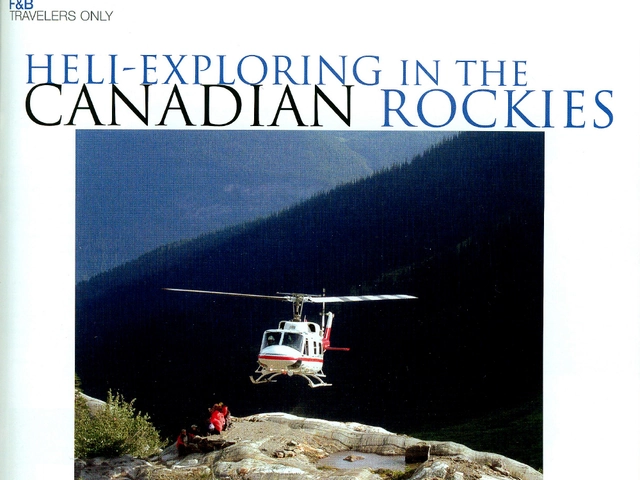 Heli Exploring in the Canadian Rockies