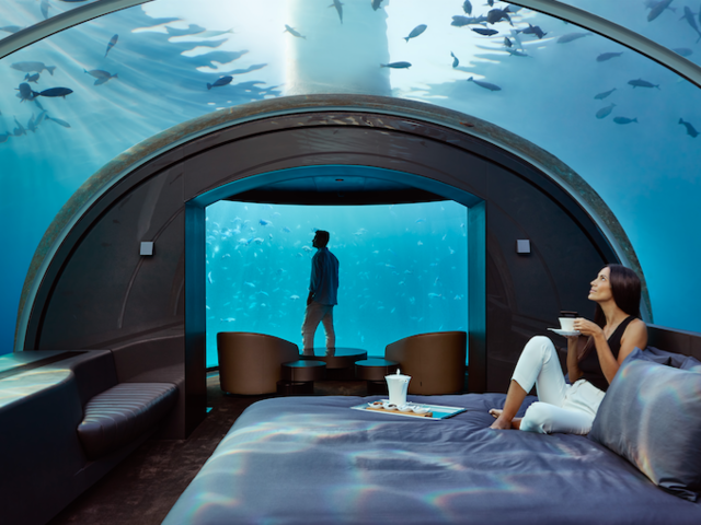 Think Overwater Villas are the Height of Exotic Luxury Travel? Try This UNDERwater Villa