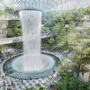 See the World's Tallest Indoor Waterfall at this New Airport
