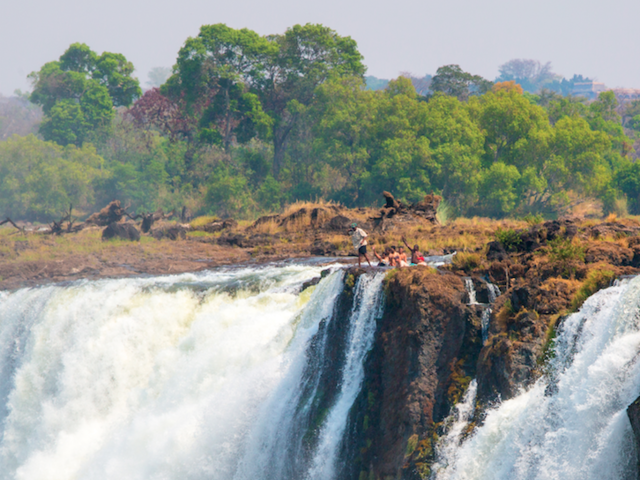 You Can Take a Dip at the Edge of the World's Largest Falls