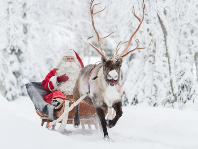 Santa's Not Just Making Toys in His Village Above the Arctic Circle in Lapland