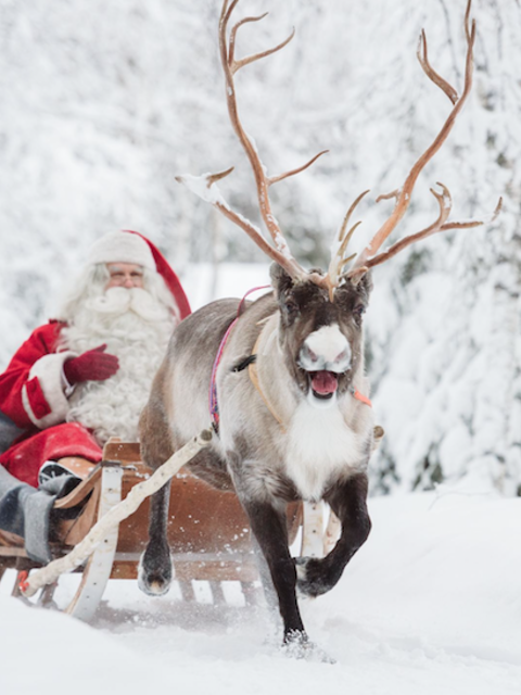 Santa's Not Just Making Toys in His Village Above the Arctic Circle in Lapland