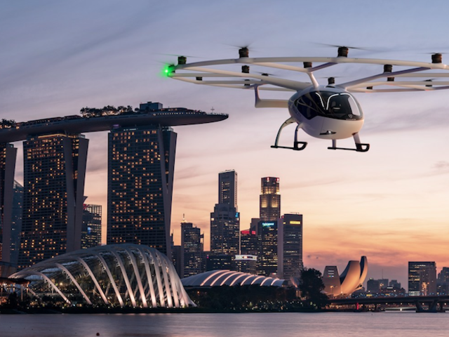 Look Ma, No Hands!  Unmanned Air Taxis to Launch in Singapore