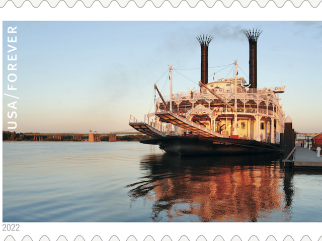 New USPS Stamp Collection Salutes Mississippi River Cruising