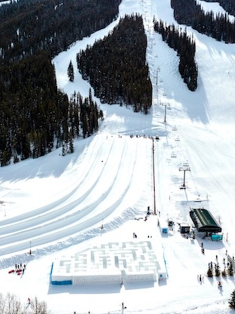 This Alpine Resort Has the World's Highest Snow Maze