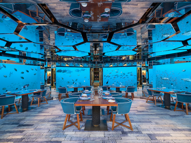 You Can Do An Underwater-Aged Dom Perignon Champagne Tasting in the Maldives