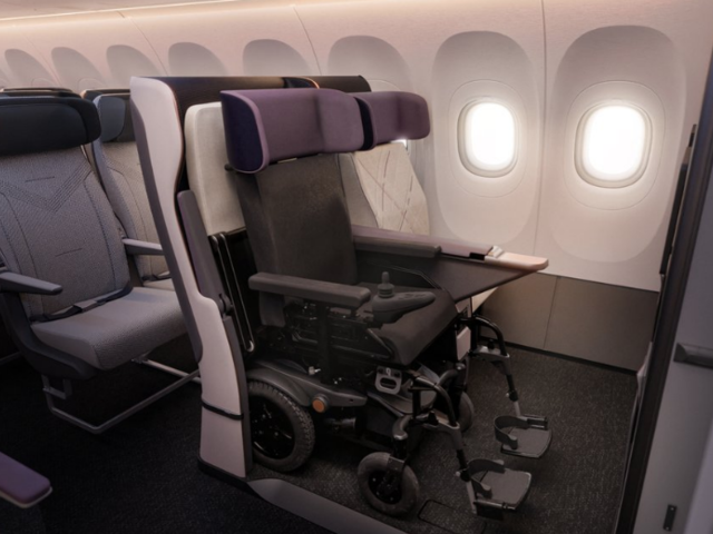 Accessible Travel is Taking a Giant Leap with this New Airplane Seat for Wheelchairs