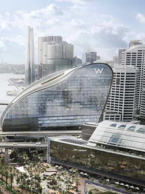 The Biggest W Hotel in the World has Opened on Sydney’s Harbourfront with a Spectacular Wave Design