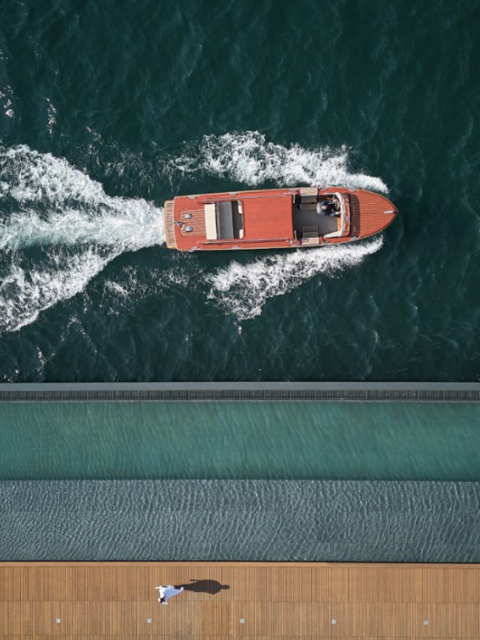 A Hotel on Italy’s Chic Lake Como Now Has the Largest Floating Infinity Pool in the World