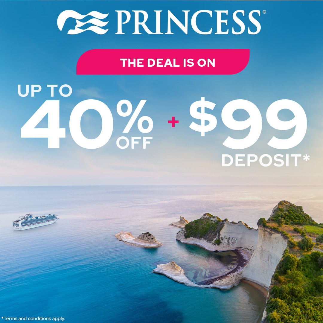 Up To 40% Off Princess Cruises