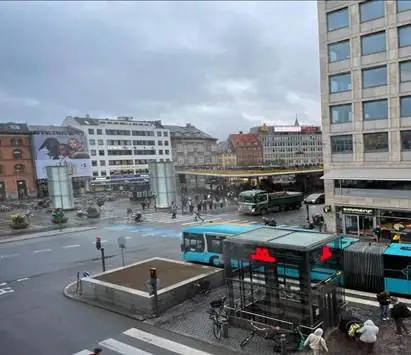 View of Copenhagen from my hotel room