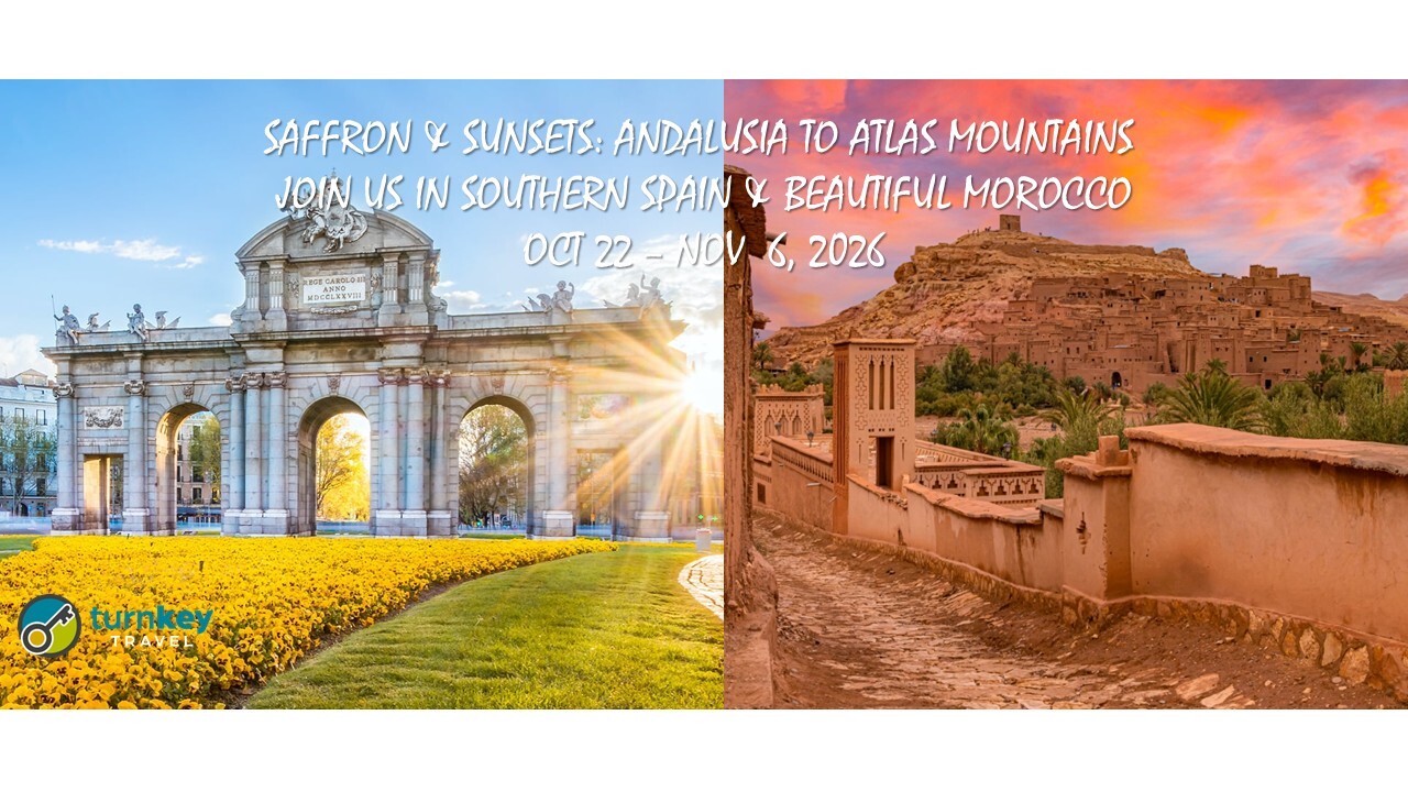 Join us this fall for Saffron & Sunsets: Andalusia to Atlas Mountains