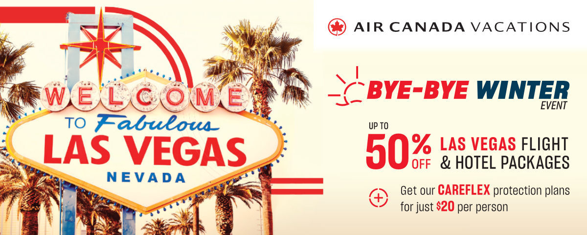 Air Canada Vacations' Bye-Bye Winter Event