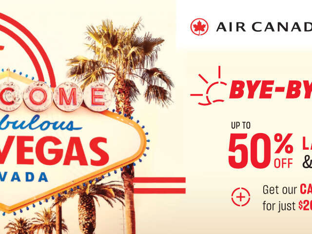 Air Canada Vacations' Bye-Bye Winter Event