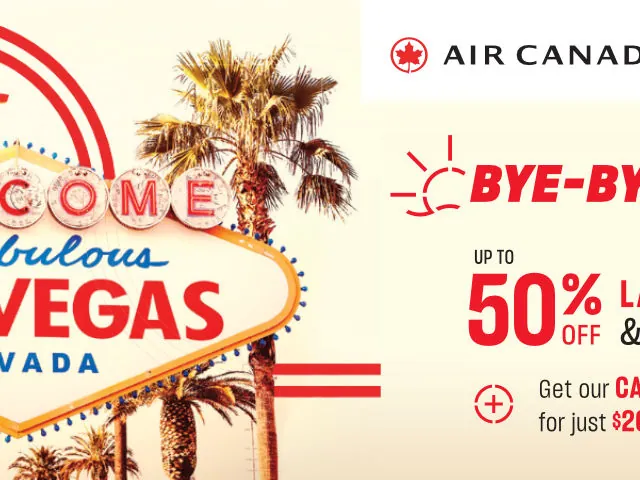 Air Canada Vacations' Bye-Bye Winter Event