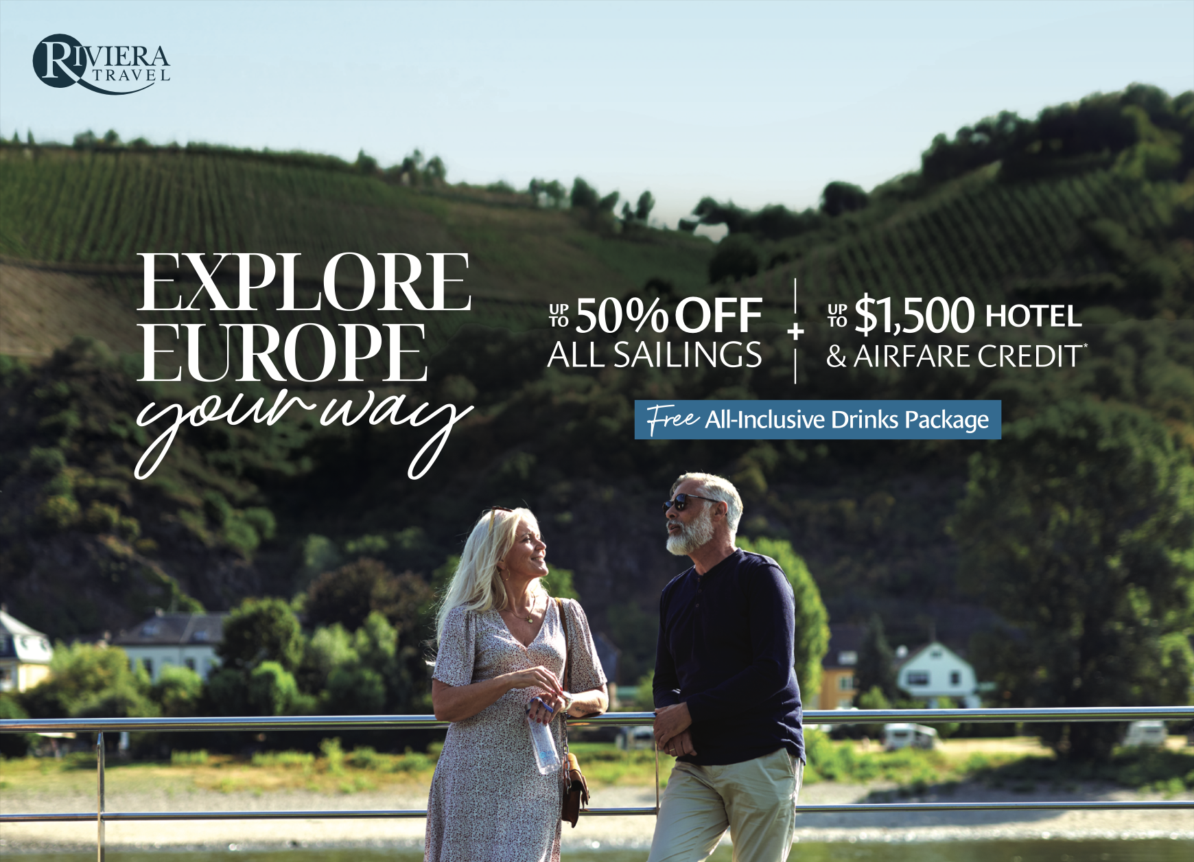 Riviera Travel Europe Sale Up to 50% Off Sailings