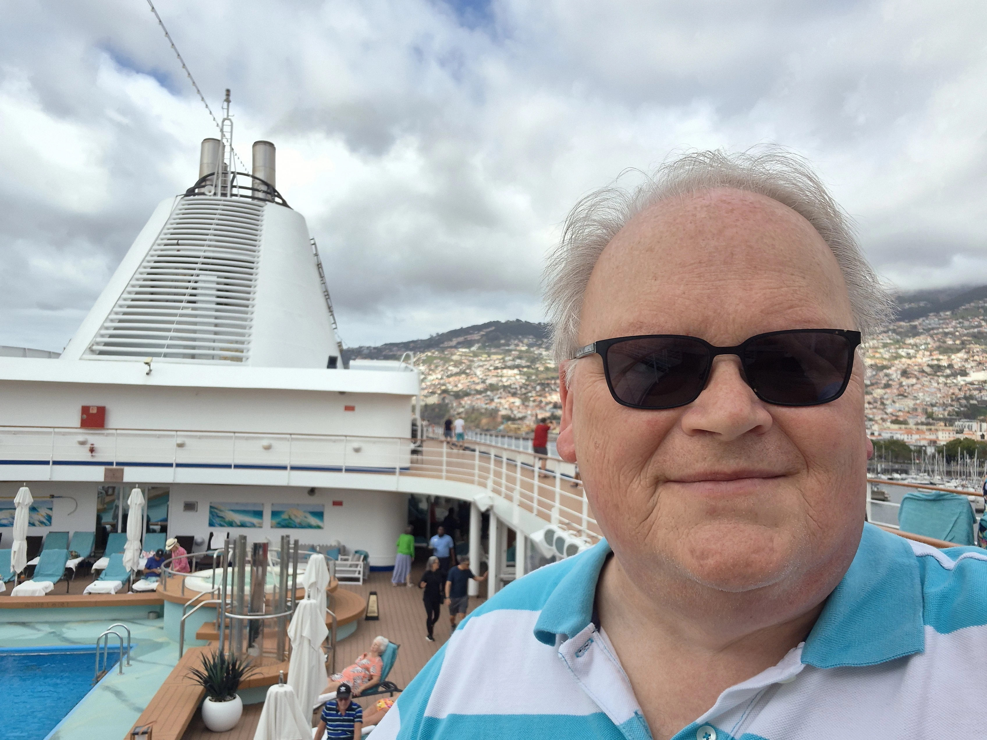 Silversea Silver Shadow during a transatlantic ultra-luxury cruise
