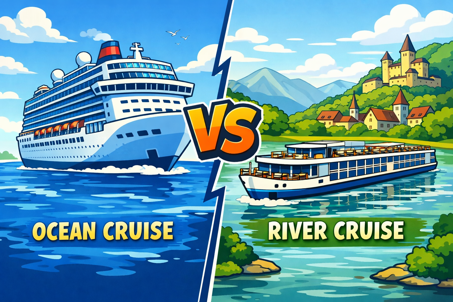 River Cruising vs. Ocean Cruising: Choosing the Perfect Travel Experience