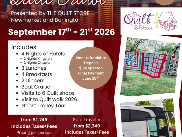 Great Ontario Quilt Crawl 2026