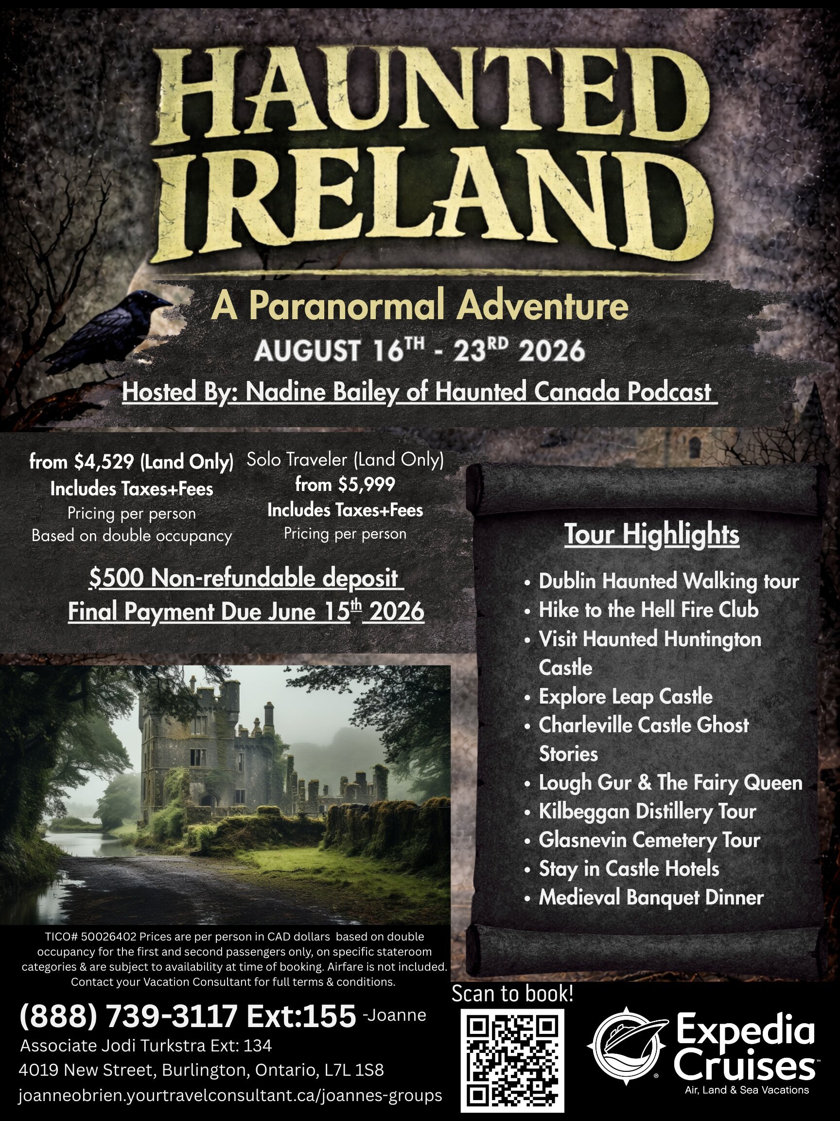 Haunted Ireland: A Paranormal Adventure with Nadine Bailey
