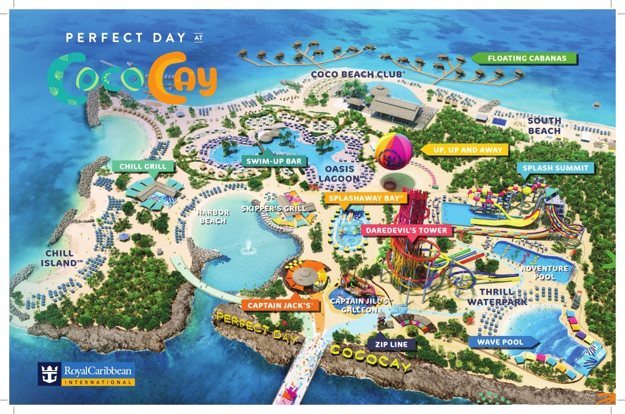 Perfect Day At Coco Cay Map A Day Unlike Any Other At Perfect Day At Cococay