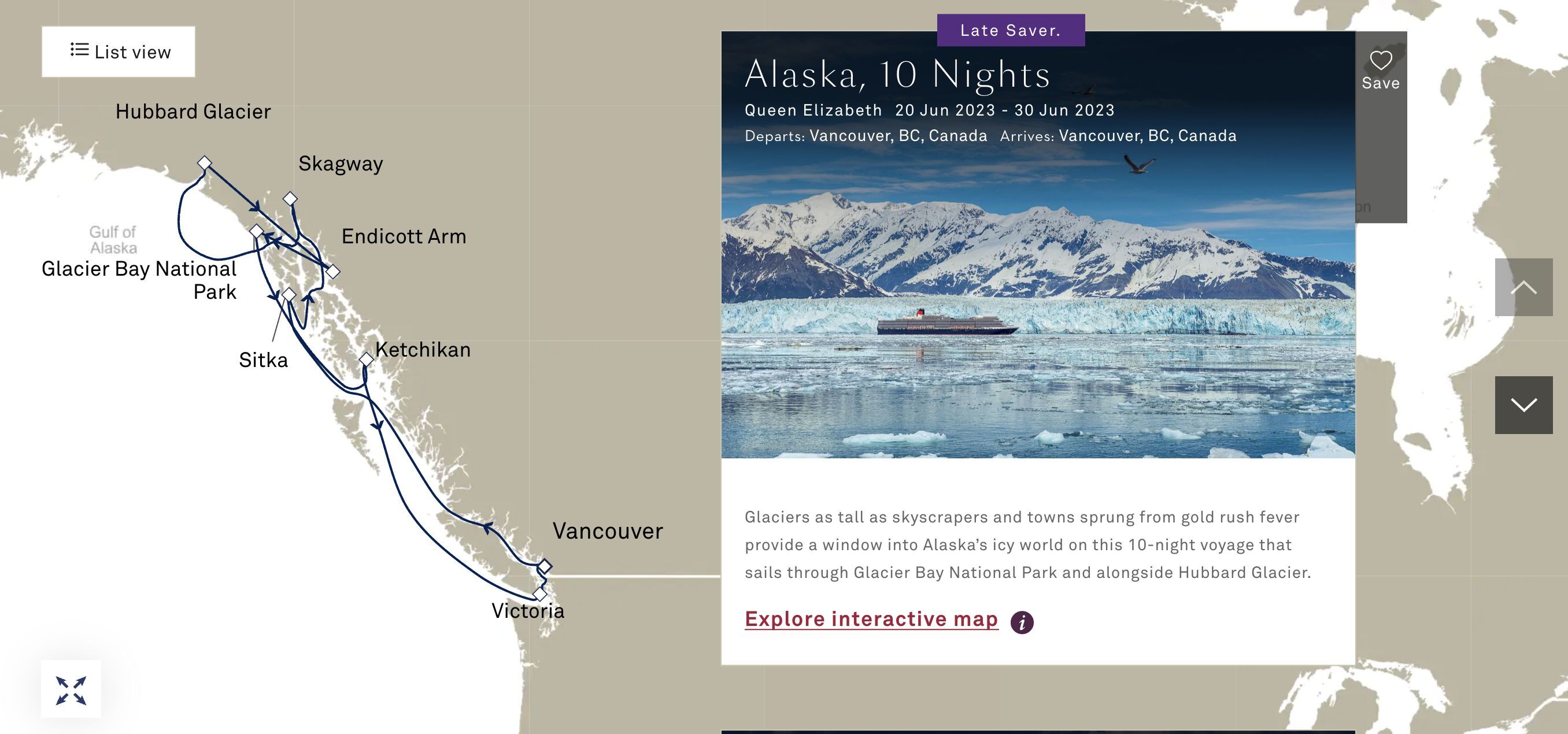 Alaska, 10 Nights (Q321) 20 Jun 2023 - 30 Jun 2023