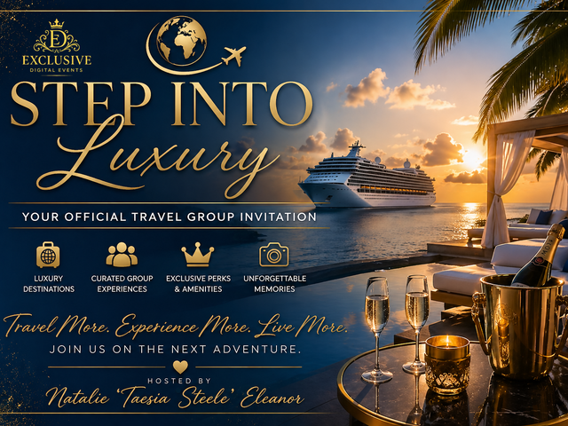 Step Into Luxury - Your Official Travel Group Invitation