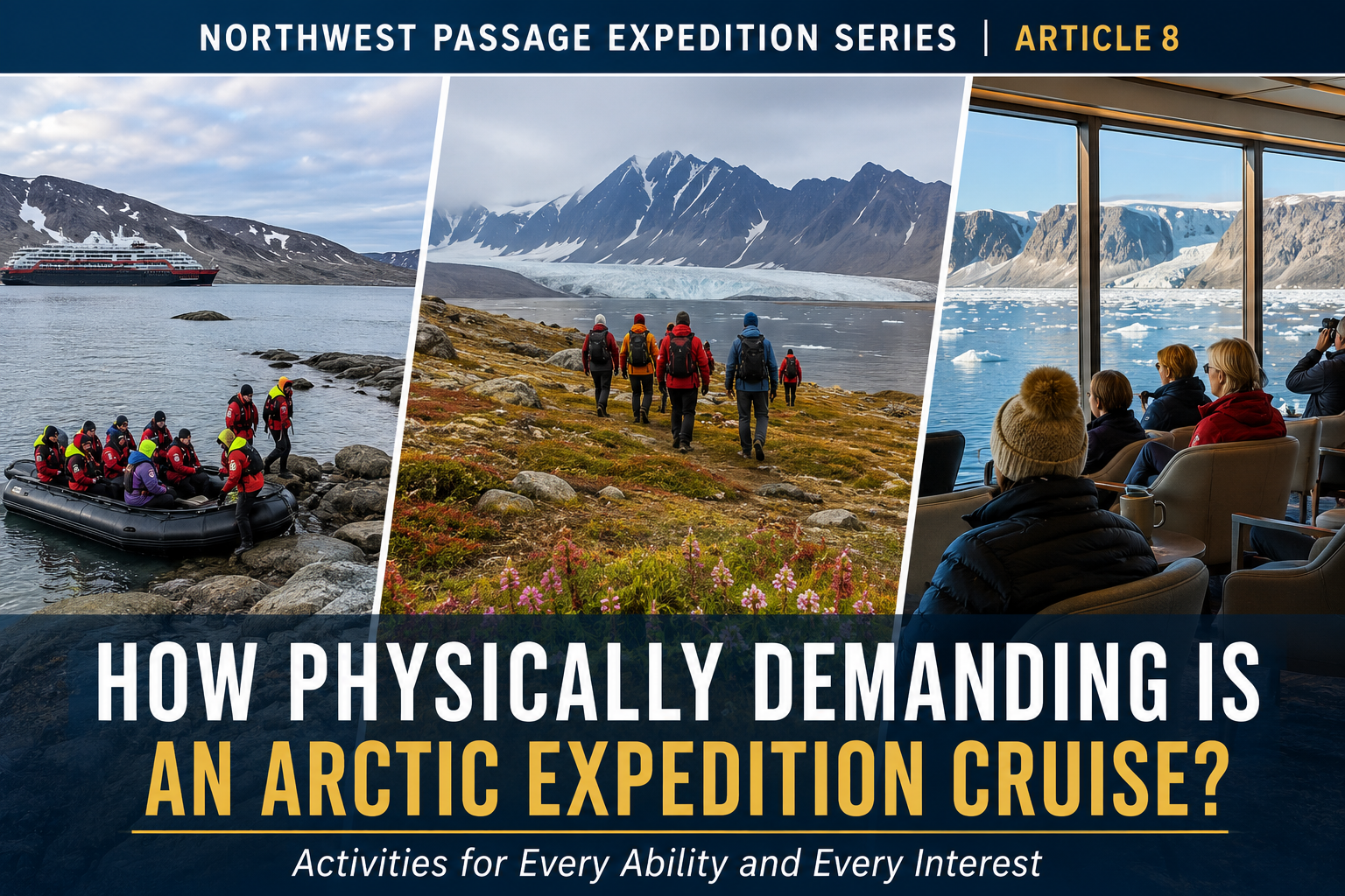 How Physically Demanding Is an Arctic Expedition Cruise?