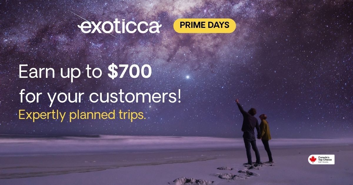 Prime Days are here with Exoticca