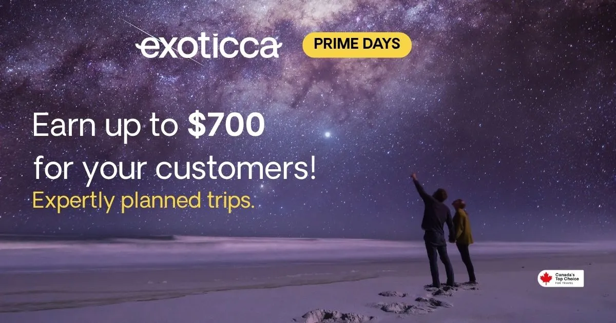 Prime Days are here with Exoticca