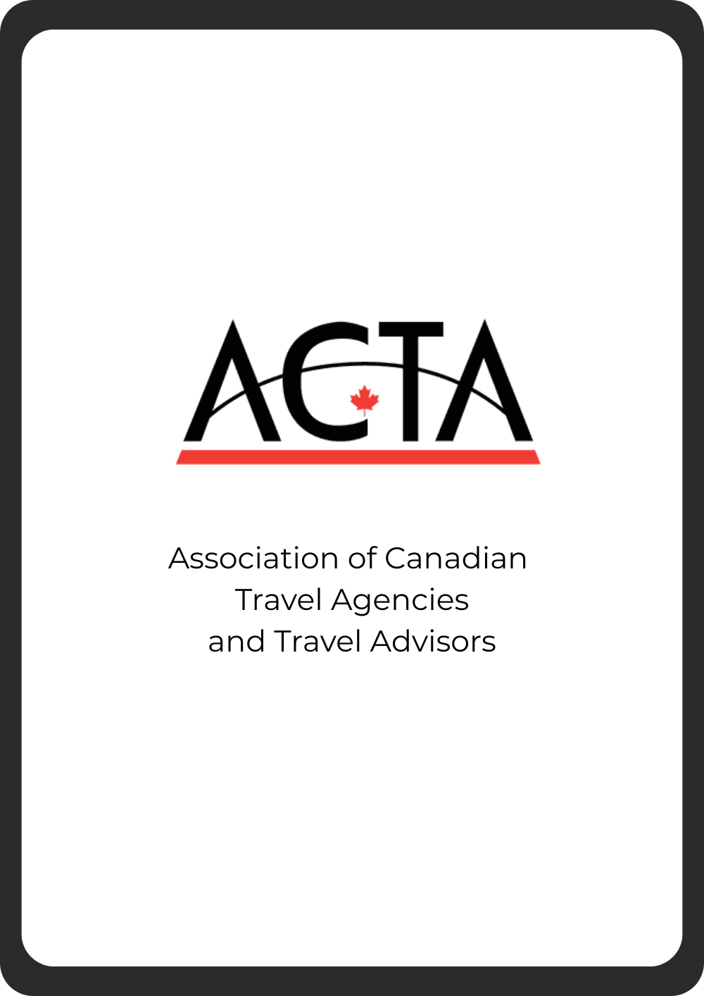 ACTA Member Travel Advisor – Laureato Giacalone