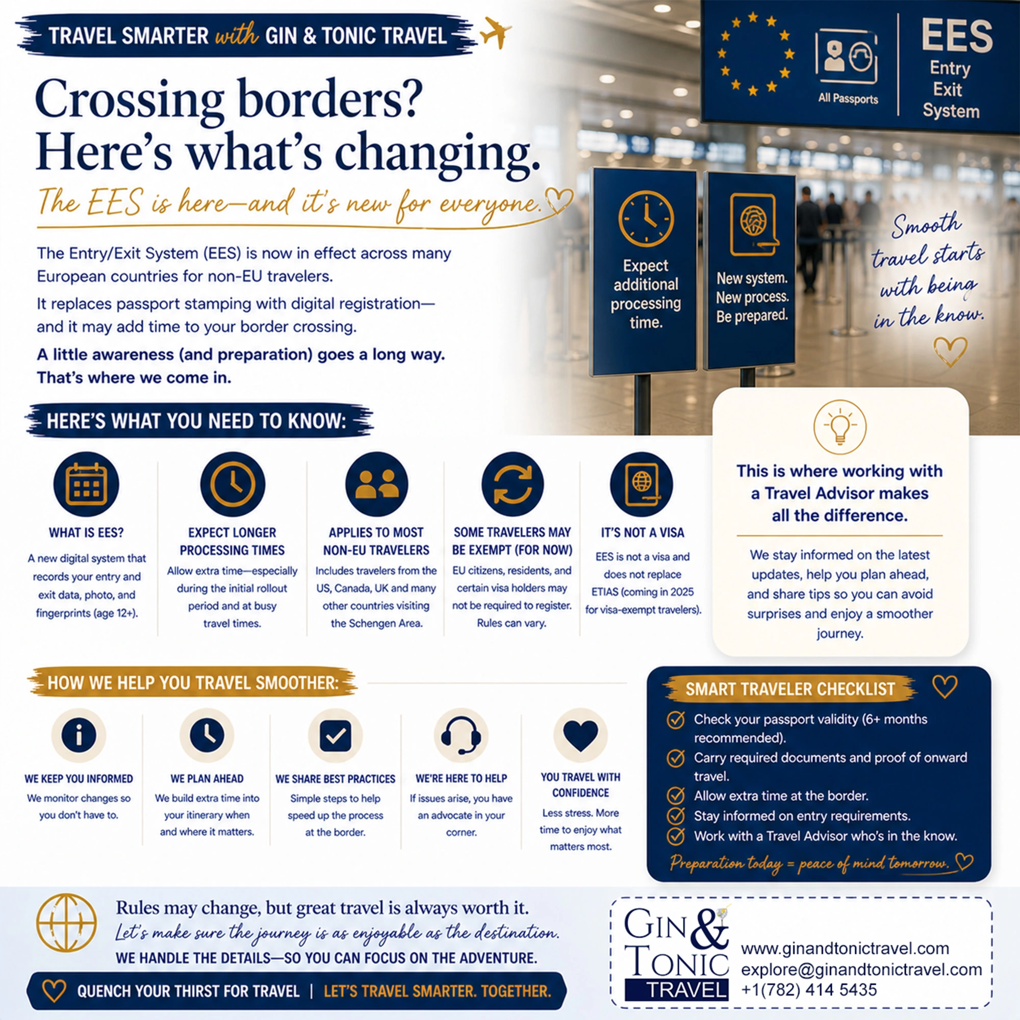 Travel Smarter Series  - Entering Europe