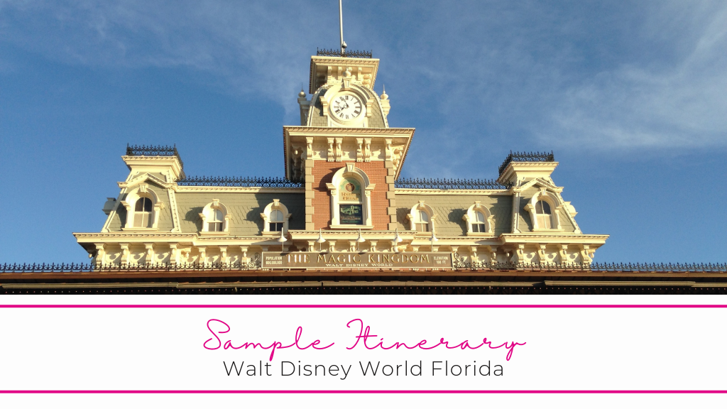 Walt DIsney World Sample Itinerary