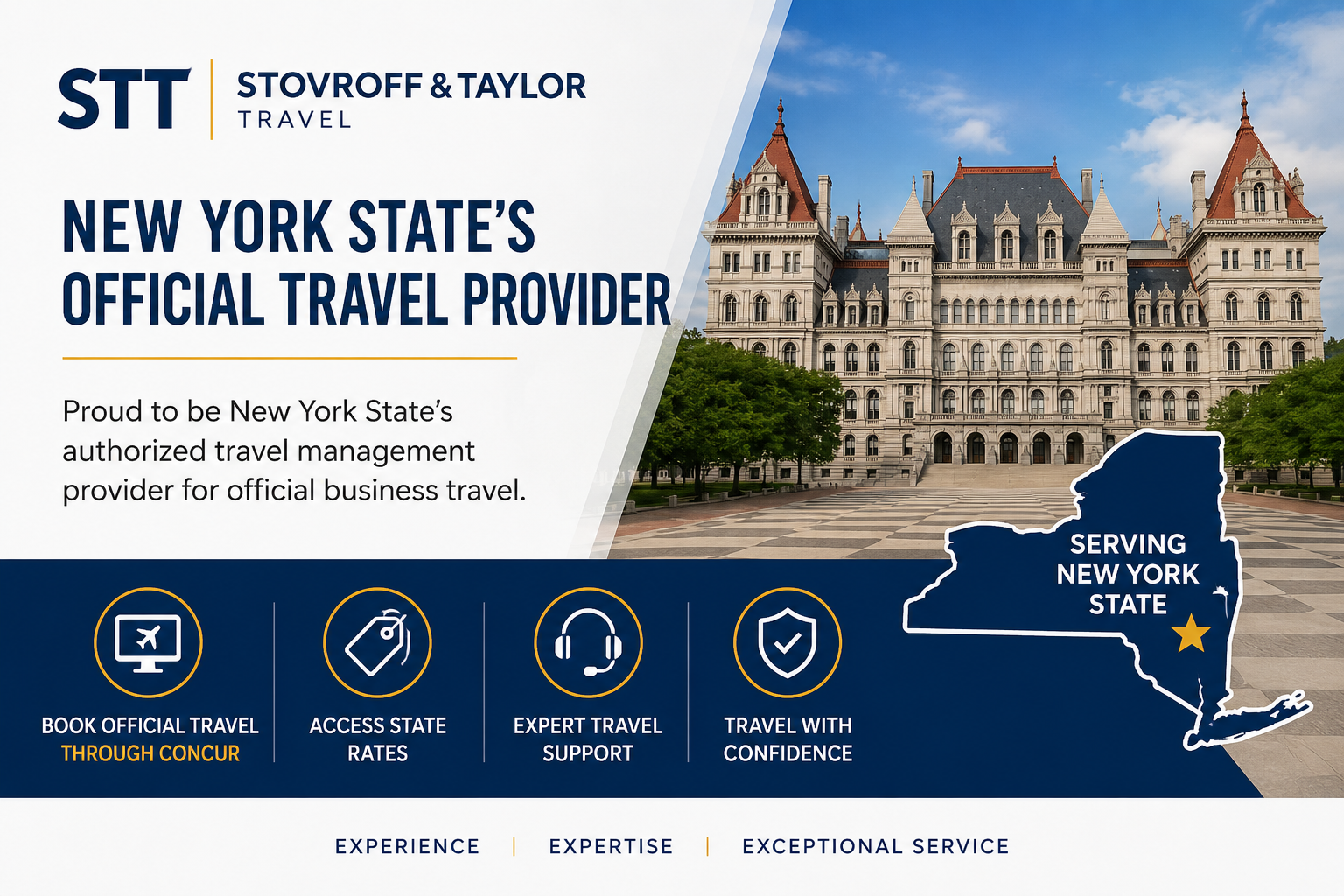 Stovroff & Taylor New York State's Official Travel Provider