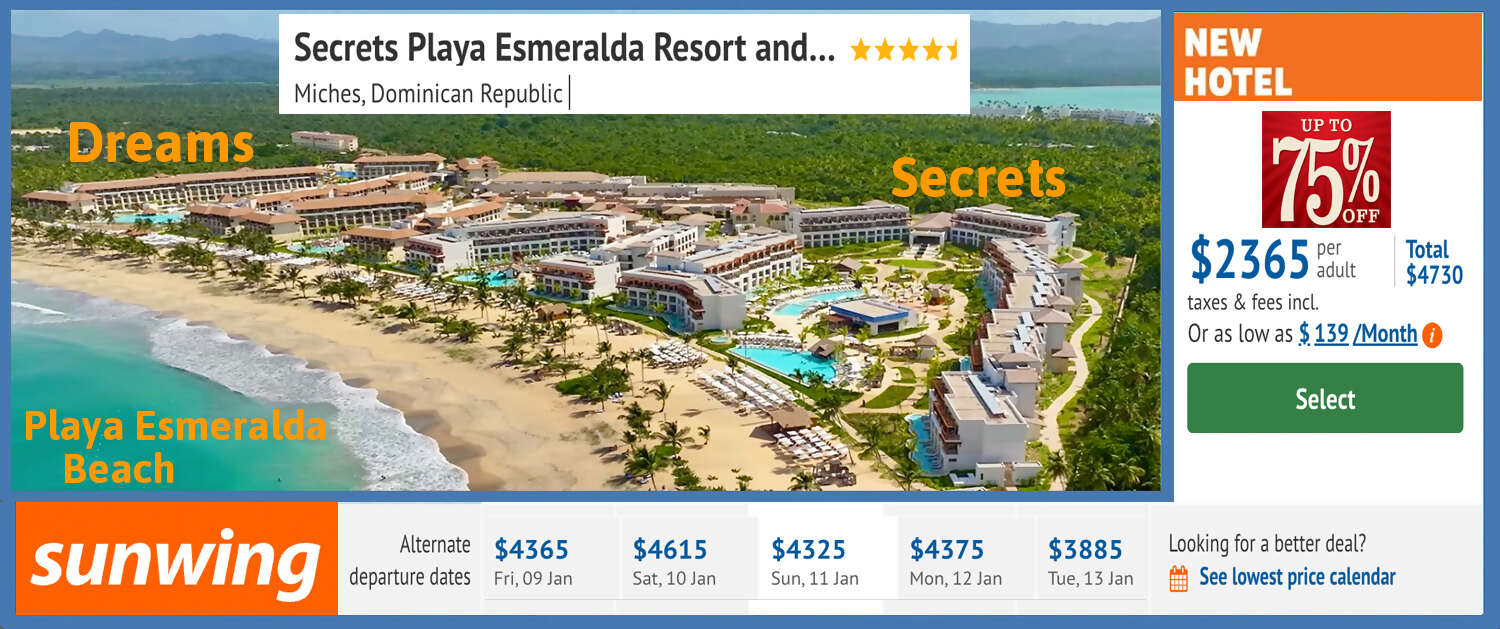 Sunwing Secrets Miches