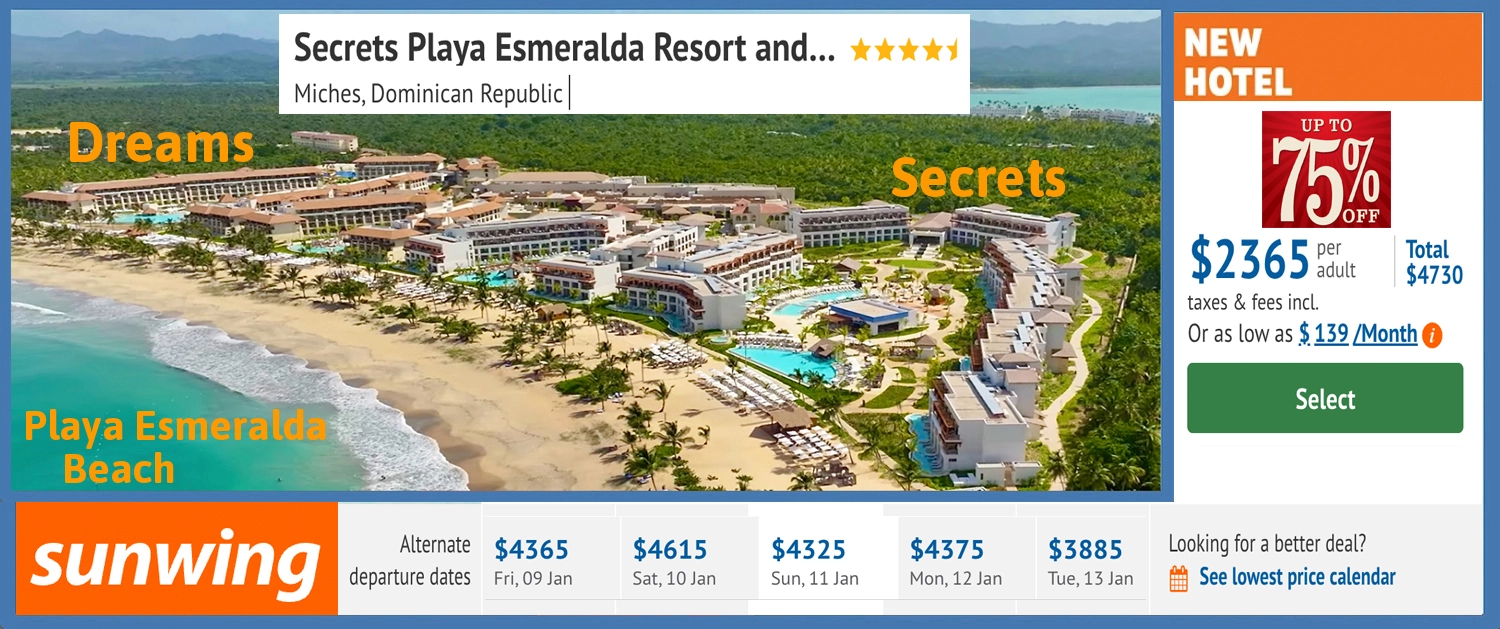 Sunwing Secrets Miches